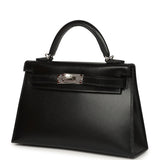 Hermes Kelly Sellier 20 Black Box Palladium Hardware - Thumbnail View 5