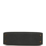 Hermes Kelly Sellier 20 Black Epsom Gold Hardware - Thumbnail View 6