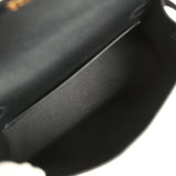Hermes Kelly Sellier 20 Black Epsom Gold Hardware - Thumbnail View 8