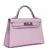 Hermes Kelly Sellier 20 Guimauve Epsom Palladium Hardware - Thumbnail View 2