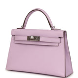 Hermes Kelly Sellier 20 Guimauve Epsom Palladium Hardware - Thumbnail View 5