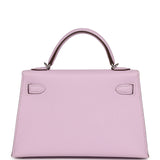 Hermes Kelly Sellier 20 Guimauve Epsom Palladium Hardware - Thumbnail View 4
