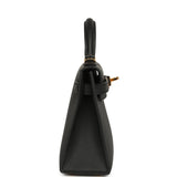 Hermes Kelly Sellier 20 Black Epsom Gold Hardware - Thumbnail View 3