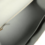 Hermes Kelly Sellier 25 Bleu Glacier Epsom Gold Hardware - Thumbnail View 8