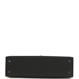Hermes Kelly Sellier 20 Black Epsom Palladium Hardware - Thumbnail View 6