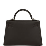 Hermes Kelly Sellier 20 Bai-Brun Epsom Permabrass Hardware - Thumbnail View 4