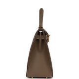 Hermes Kelly Sellier 28 Etoupe Epsom Gold Hardware - Thumbnail View 3