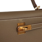 Hermes Kelly Sellier 28 Etoupe Epsom Gold Hardware - Thumbnail View 7