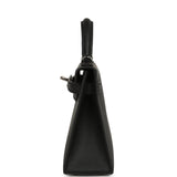 Hermes Kelly Sellier 20 Black Epsom Palladium Hardware - Thumbnail View 3