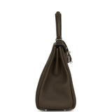 Hermes Kelly Retourne 25 Vert Loden Togo Palladium Hardware - Thumbnail View 3