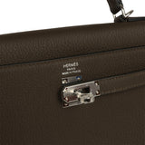 Hermes Kelly Retourne 25 Vert Loden Togo Palladium Hardware - Thumbnail View 7
