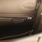 Hermes Kelly Retourne 25 Vert Loden Togo Palladium Hardware - Thumbnail View 9