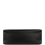 Vintage Hermes Kelly Sellier 32 Black Box Palladium Hardware - Thumbnail View 6