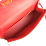 Hermes Kelly Sellier 20 Braise Shiny Alligator Gold Hardware - Thumbnail View 8