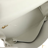 Hermes Kelly Retourne 25 New White Swift Gold Hardware - Thumbnail View 8