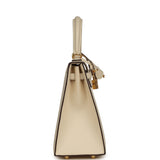 Hermes Kelly Sellier 25 Nata Epsom Gold Hardware - Thumbnail View 3
