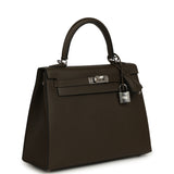 Hermes Kelly Sellier 25 Vert Loden Epsom Palladium Hardware - Thumbnail View 2