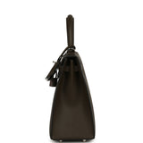 Hermes Kelly Sellier 25 Vert Loden Epsom Palladium Hardware - Thumbnail View 3