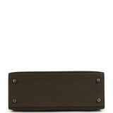 Hermes Kelly Sellier 25 Vert Loden Epsom Palladium Hardware - Thumbnail View 6