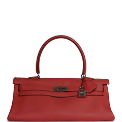 Vintage Hermes Shoulder Kelly 42 JPG Bougainvillea Togo Palladium Hardware