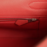 Vintage Hermes Shoulder Kelly 42 JPG Bougainvillea Togo Palladium Hardware - Thumbnail View 8