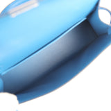Hermes Kelly Sellier 20 Bleu Zellige Epsom Palladium Hardware - Thumbnail View 8
