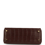 Hermes Kelly Retourne 25 Havane Matte Alligator Permabrass Hardware - Thumbnail View 6