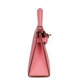 Hermes Kelly Sellier 20 Rose Confetti Epsom Palladium Hardware - Thumbnail View 3