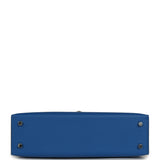 Hermes Kelly Sellier 20 Bleu Zellige Epsom Palladium Hardware - Thumbnail View 6