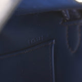 Hermes Kelly Sellier 20 Bleu Saphir Matte Alligator Palladium Hardware - Thumbnail View 9