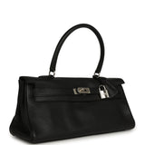 Vintage Hermes Shoulder Kelly 42 JPG Black Clemence Palladium Hardware - Thumbnail View 2