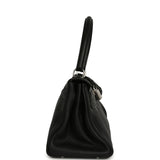Vintage Hermes Shoulder Kelly 42 JPG Black Clemence Palladium Hardware - Thumbnail View 3