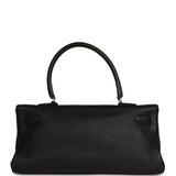 Vintage Hermes Shoulder Kelly 42 JPG Black Clemence Palladium Hardware - Thumbnail View 4