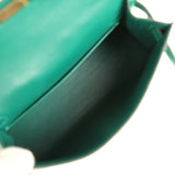 Pre-owned Hermes Kelly Sellier 20 Emerald Shiny Alligator Gold Hardware - Thumbnail View 8
