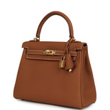 Hermes Kelly Retourne 25 Gold Togo Gold Hardware - Thumbnail View 5