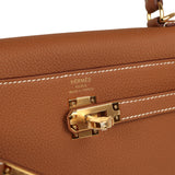 Hermes Kelly Retourne 25 Gold Togo Gold Hardware - Thumbnail View 7