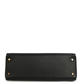 Vintage Hermes Kelly Retourne 32 Black Ardennes Gold Hardware - Thumbnail View 6