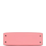Hermes Kelly Sellier 20 Rose Confetti Verso Chevre Mysore Palladium Hardware - Thumbnail View 6