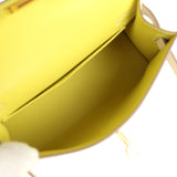 Hermes Special Order (HSS) Kelly Sellier 20 Craie Verso Epsom Gold Hardware - Thumbnail View 8