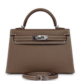Hermes Kelly Sellier 20 Etoupe Epsom Palladium Hardware - Thumbnail View 1