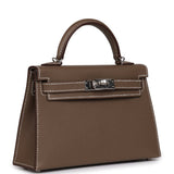 Hermes Kelly Sellier 20 Etoupe Epsom Palladium Hardware - Thumbnail View 2