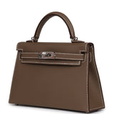 Hermes Kelly Sellier 20 Etoupe Epsom Palladium Hardware - Thumbnail View 5