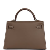 Hermes Kelly Sellier 20 Etoupe Epsom Palladium Hardware - Thumbnail View 4