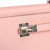 Hermes Kelly Retourne 25 Rose Sakura Swift Palladium Hardware - Thumbnail View 7
