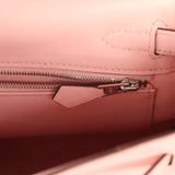Hermes Kelly Retourne 25 Rose Sakura Swift Palladium Hardware - Thumbnail View 9