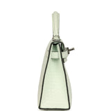Hermes Kelly Sellier 20 Vert Peppermint Matte Alligator Palladium Hardware - Thumbnail View 3
