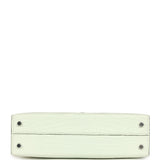 Hermes Kelly Sellier 20 Vert Peppermint Matte Alligator Palladium Hardware - Thumbnail View 6