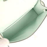 Hermes Kelly Sellier 20 Vert Peppermint Matte Alligator Palladium Hardware - Thumbnail View 8