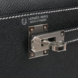 Hermes Special Order (HSS) Kelly Sellier 20 Black Verso Epsom Palladium Hardware - Thumbnail View 7