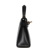 Hermes Kelly Sellier 20 Black Box Gold Hardware - Thumbnail View 3